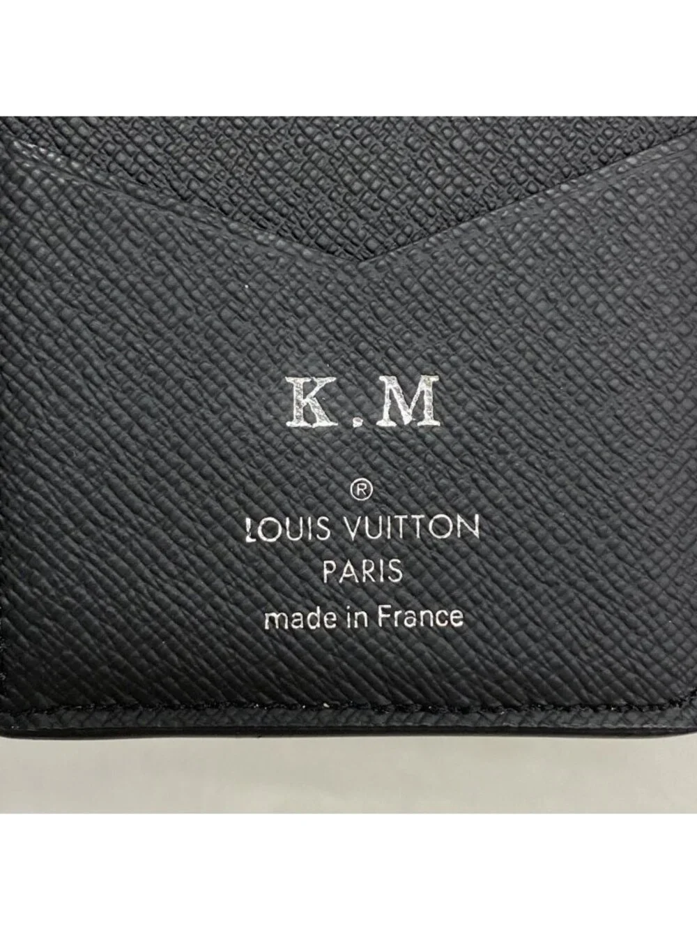 Louis Vuitton Card Case Taiga Organizer de Poche Noir